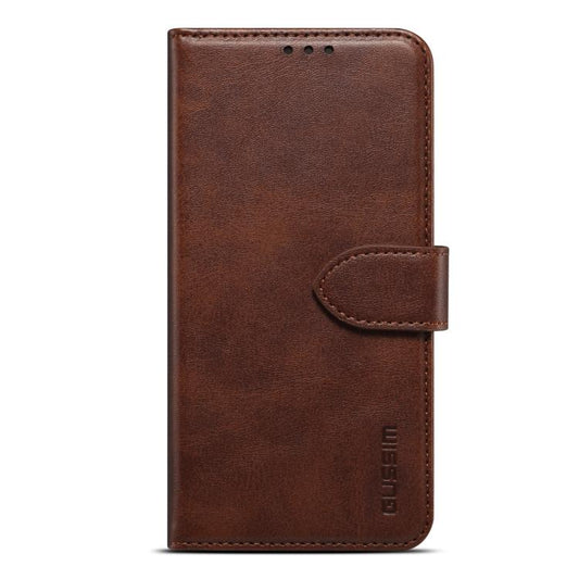 For iPhone 17 Pro GUSSIM Magnetic Horizontal Flip Leather Phone Case(Dark Brown) by GUSSIM