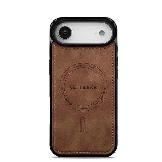 For iPhone Air LC.IMEEKE L6 Series MagSafe Magnetic Phone Case(Brown) by LC.IMEEKE