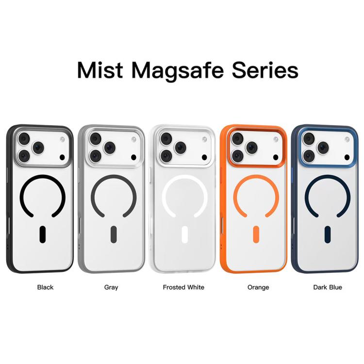 For iPhone 17 Pro Mutural Mist MagSafe Series Magnetic PC Hybrid TPU Phone Case(Orange) by Mutural