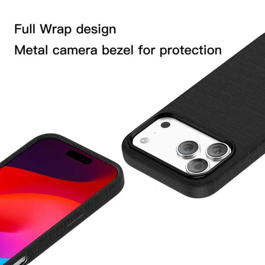 For iPhone 17 Pro Max Mutural Rhyme Series Satin Texture Leather MagSafe Phone Case(Orange) by Mutural