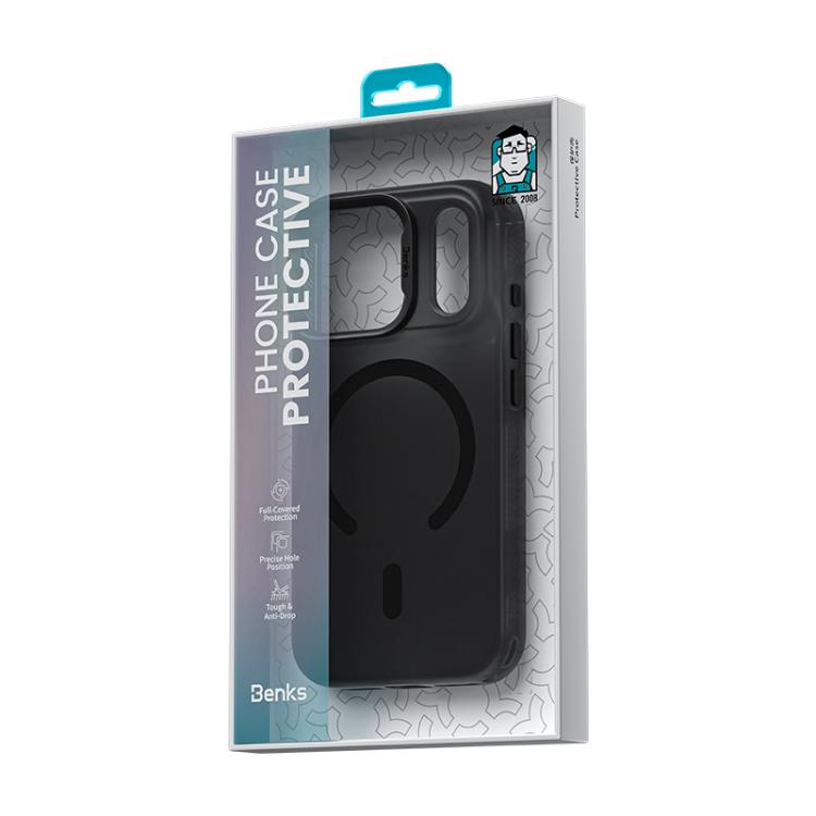 For iPhone 17 Benks Frosted MagSafe Magnetic Shockproof Phone Case(Black) by Benks