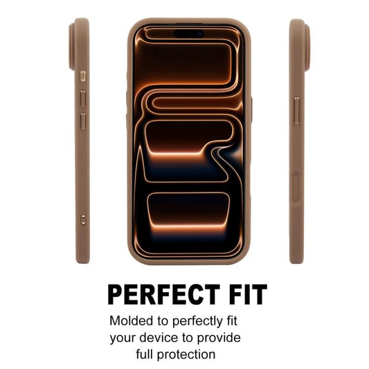 For iPhone 17 Pro Max GEBEI Jazz Series Skin Feel Frosted MagSafe Phone Case(Brown) by GEBEI