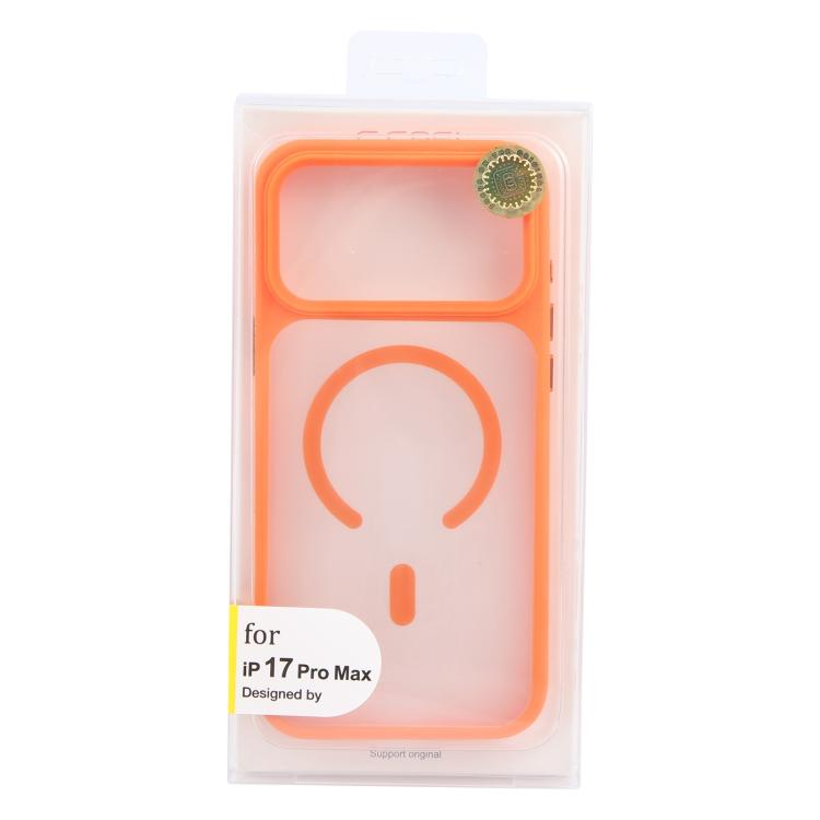 For iPhone 17 Pro Max GEBEI Jazz Series Skin Feel Frosted MagSafe Phone Case(Orange) by GEBEI
