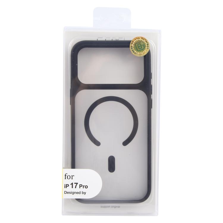 For iPhone 17 Pro GEBEI Jazz Series Skin Feel Frosted MagSafe Phone Case(Black) by GEBEI