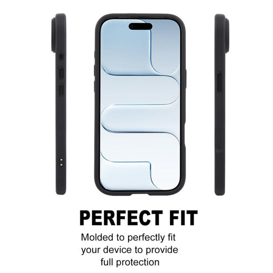 For iPhone Air GEBEI Jazz Series Skin Feel Frosted MagSafe Phone Case(Black) by GEBEI