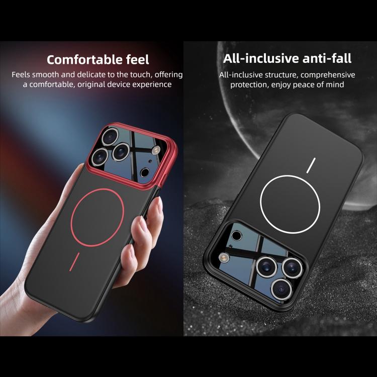 For iPhone 17 Pro Max GKK Color Master Splicing MagSafe Magnetic Phone Case(Grey Black) by GKK