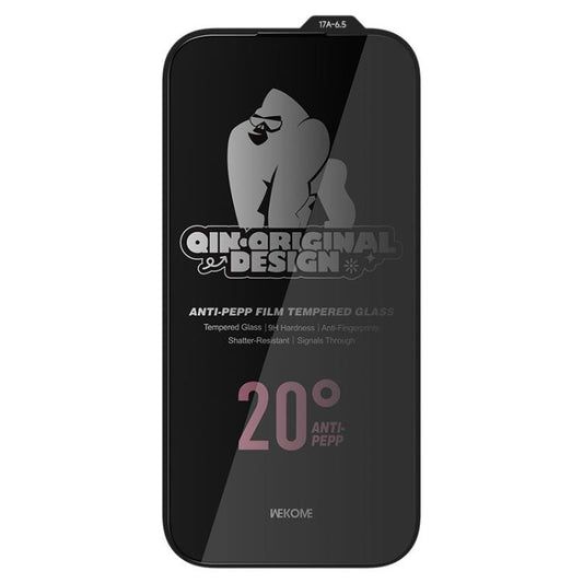 For iPhone Air WK WTP-121 Qin-Original Design 9D Curved 20-degree Privacy Tempered Glass Film by WK