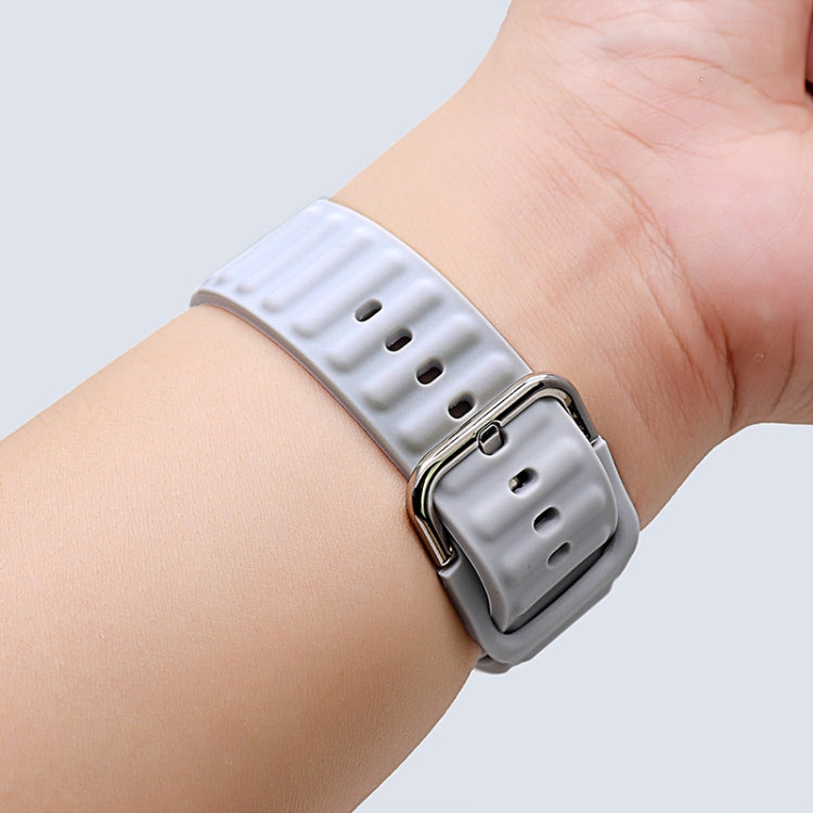 Silicone Watch Band For Apple Watch Ultra 49mm&Watch Ultra 2 49mm / Series 9&8&7 45mm / SE 3&SE 2&6&SE&5&4 44mm / 3&2&1 42mm(Blue) by bashfashion