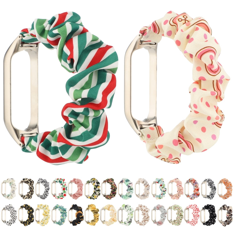 For Xiaomi Mi Band 5 Hair Band Ring Watch Band(8) by bashfashion