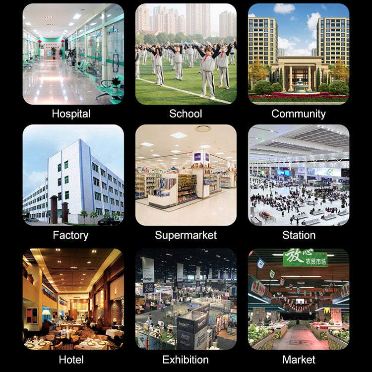 K9 Handsfree Non-contact Body Light-sensitive Distance Sensor Thermometer + 1000ml Automatic Non-contact Liquid Soap Dispenser(White) by bashfashion