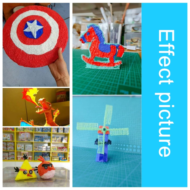 5m 1.75mm Low Temperature PCL Cable 3D Printing Pen Consumables(Fluorescent Orange) by bashfashion