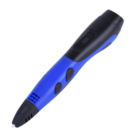 Gen 6th ABS / PLA Filament Kids DIY Drawing 3D Printing Pen with LCD Display(Blue+Black) by bashfashion