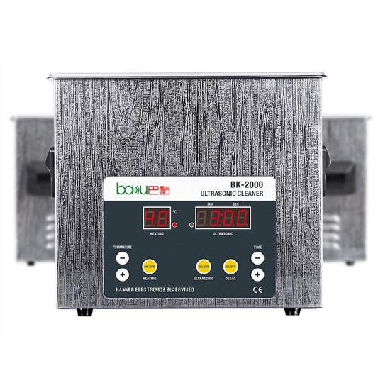 BAKU BK-2000 120W 3.36L LCD Display Heating Ultrasonic Cleaner with Basket, AC 220V, EU Plug by BAKU