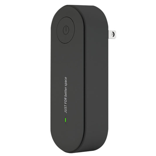 Mini Household Wireless Ultrasonic Deodorizer Vacuum Cleaner Dust Mite Controller, US Plug(Black) by bashfashion