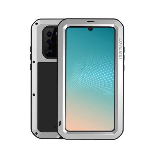 LOVE MEI Powerful Dustproof Shockproof Splashproof Metal + Silicone Combination Case for Huawei P30 Pro (Silver) by LOVE MEI