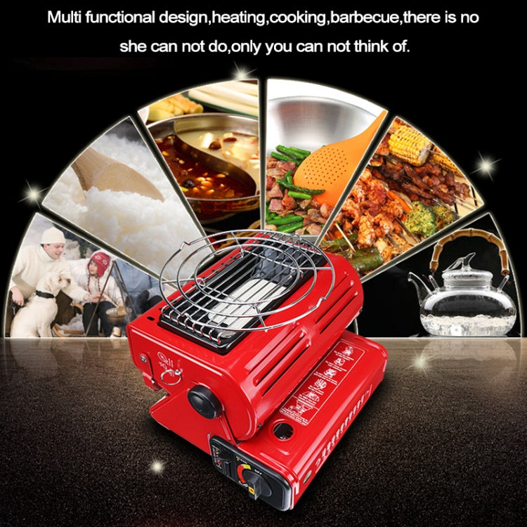 Multifunctional Portable Outdoor Camping Trip Gas Heater Gas Stove Burner, Powered by Dual Gas Tank (Not Included) by bashfashion