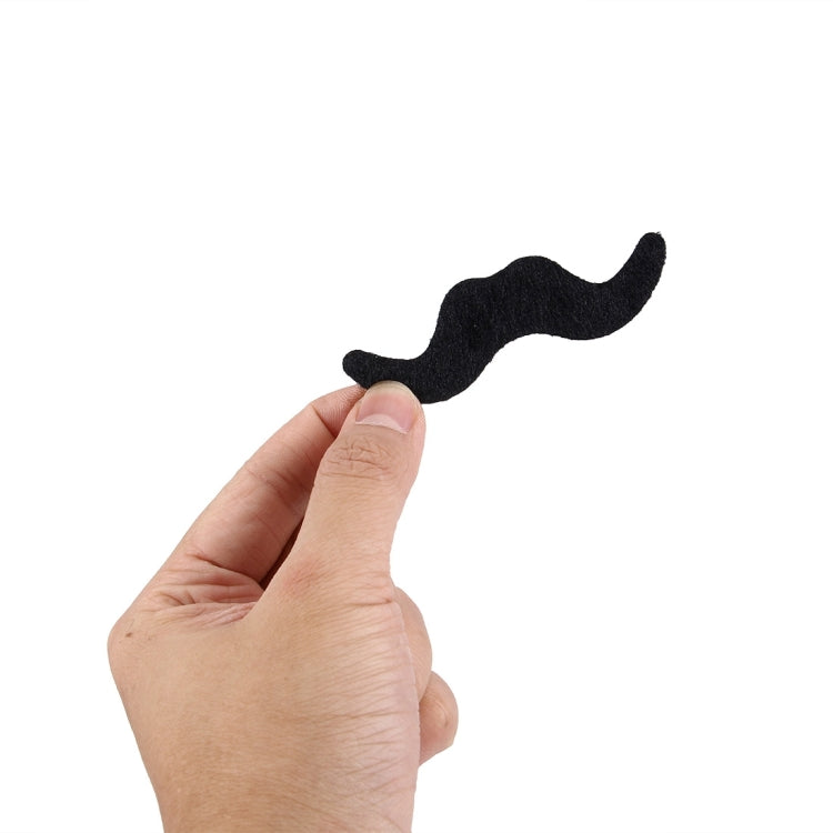 12 in 1 Funny Halloween Props Self-adhesive Fake Mustaches Kit by bashfashion