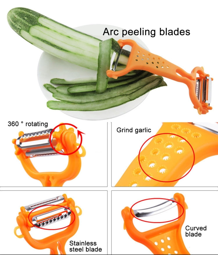 Portable Fruits and Vegetables Peeler Apple Cucumber Potato Skinner by bashfashion