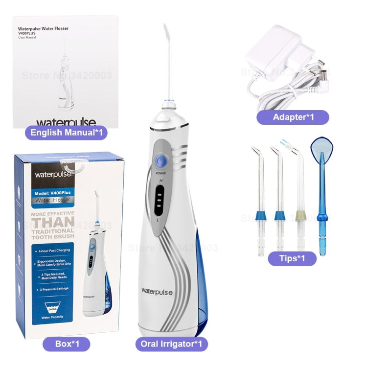 Waterpulse V400Plus Rechargeable USB Dental Cordless Oral Irrigator by bashfashion