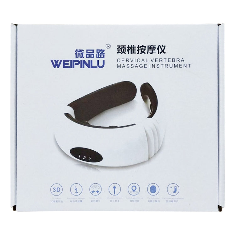 USB Charging 1300 mAh Electric Back Neck Shoulder Electrical Pulse Electric Shock Body Massager by bashfashion