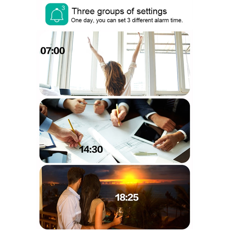 Multi-functional Large Screen LED Digital Music Alarm Clock with Time / Week / Temperature / Calendar Display & Remote Control, DC 5V by bashfashion