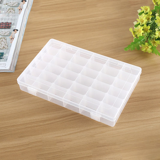 Plastic Organizer Container Storage Box Removable Grid Compartment for Jewelry Earring Fishing Hook Small Accessories, Size: Large, 36 Slots by bashfashion