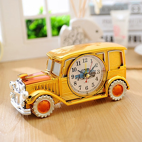 Multi-functional Originality Vintage Car Model Pointer Alarm Clock by bashfashion