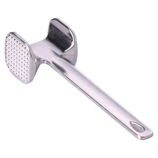 Aluminum Alloy Loose Tenderizers Meat Hammer Steak Pork Kitchen Tools, Large Size: 6.5 x 25.0cm by bashfashion