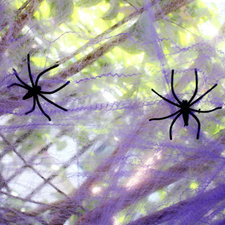 Halloween Props Cotton Yarn Spider Webs, Random Color Delivery by bashfashion