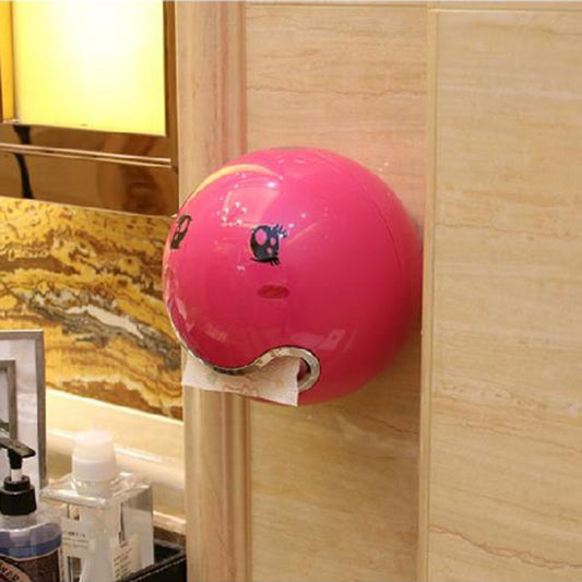 Creative Tryitgo Expressions Pattern Bathroom Waterproof Toilet Paper Tray Tissue Holder, Size: 16.5*18.5cm (Magenta) by bashfashion
