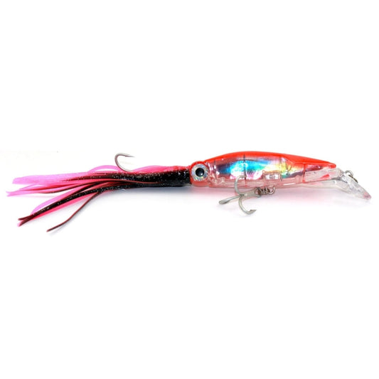 HENGJIA Octopus Shape Artificial Fishing Lures Bionic Fishing Bait with Hooks, Length: 14 cm, Random Color Delivery by HENGJIA