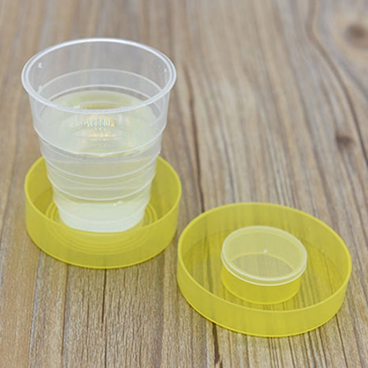 4 PCS 200ml Fashionable Outdoor Activity Using Plastic Portabel Folding Dringking Cup by bashfashion