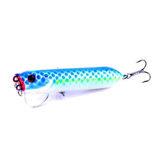 HENGJIA Artificial Fishing Lures Popper Bionic Fishing Bait with Hooks, Length: 9.5 cm, Random Color Delivery by HENGJIA
