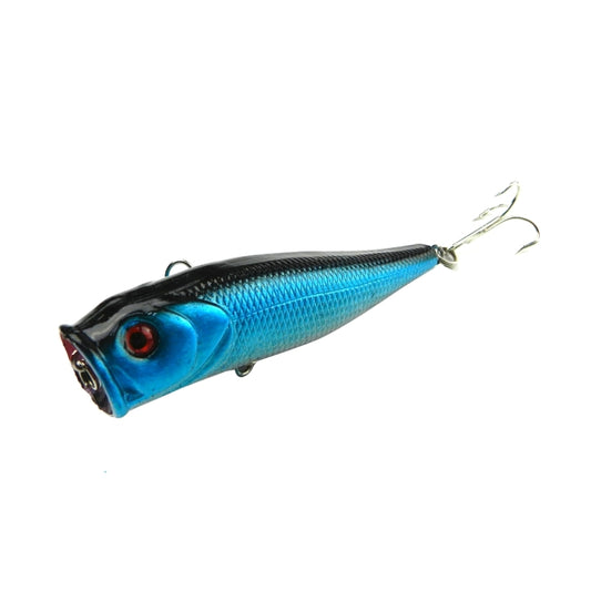 HENGJIA Plastic Artificial Fishing Lures Popper Bionic Fishing Bait with Hooks, Length: 9 cm, Random Color Delivery by HENGJIA