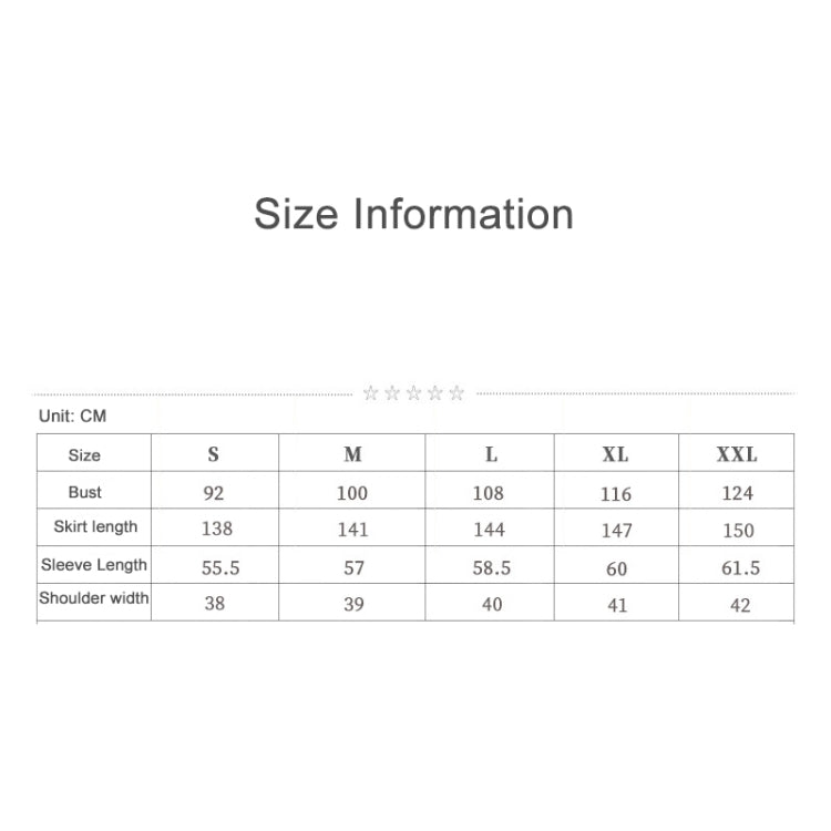 Halloween Costume Women Nun Missionary Cosplay Clothing, Size:M, Bust:100cm, Dress Length:141cm, Shoulder Width:39cm by bashfashion