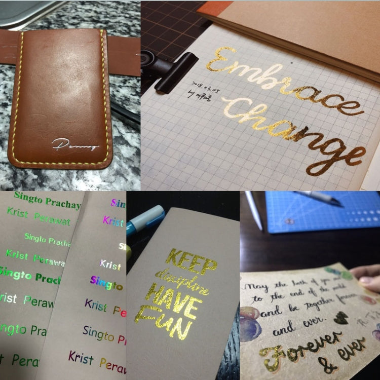 50pcs / Pack A4 Size Foil Papers, Random One Color Delivery by bashfashion