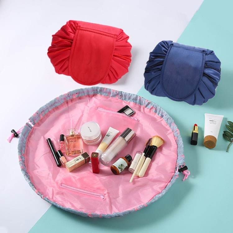 Travel Large Volume Drawstring Bag Cosmetic Sundries Storage Bag(Black) by bashfashion