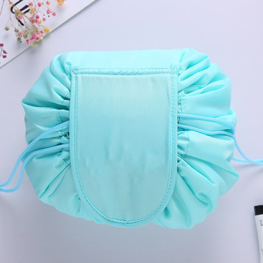 Travel Large Volume Drawstring Bag Cosmetic Sundries Storage Bag(Mint Green) by bashfashion