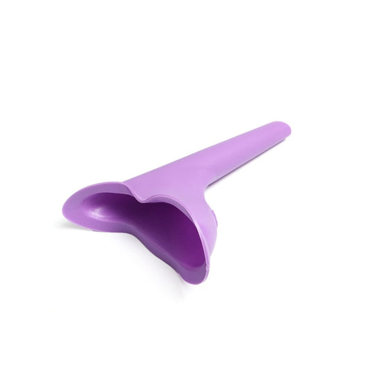Portable Female Women Urinal Urination Toilet Silicone Urine Pee Device Funnel Camping Travel, Random Color Delivery by bashfashion
