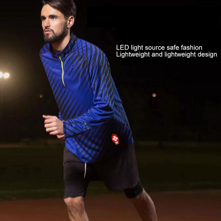 Multifunctional Outdoor Bicycling Running Warning Light Bicycle Taillight LED Back Clip Light(Red) by bashfashion