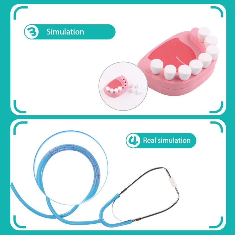 Wooden Child Early Learning Puzzle Doctor Role Playing Game Toy Bag Set by bashfashion