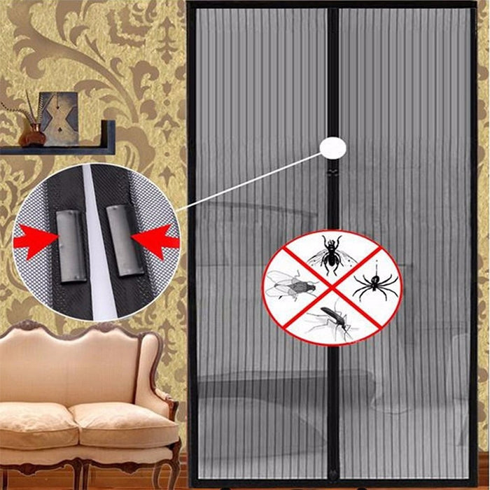 Magnetic Door Curtain Mosquito-proof Screen Door Curtain, Size:190x100cm(White) by bashfashion