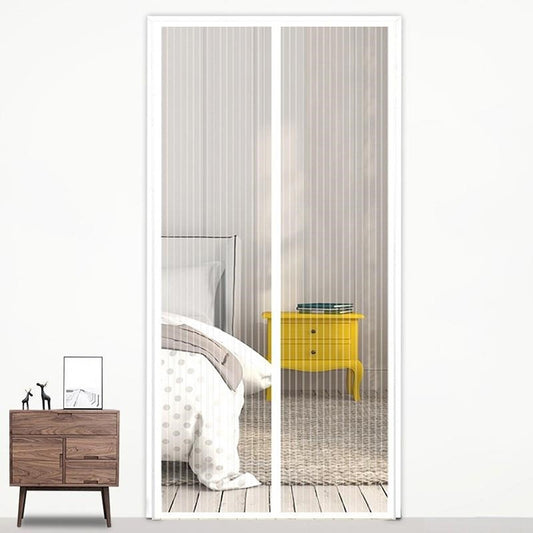 Magnetic Door Curtain Mosquito-proof Screen Door Curtain, Size:210x100cm(White) by bashfashion