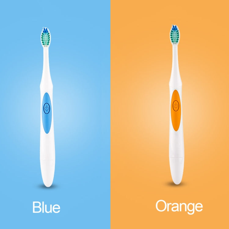QYG Q2 IPX7 Waterproof Battery Powered Electric Sonic Toothbrush(Orange) by bashfashion