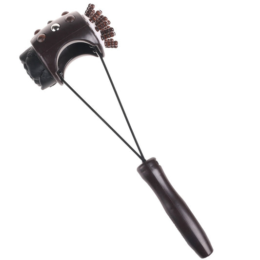 Rose Flower Shape Multi-functional Elastic Massager for The Elderly by bashfashion