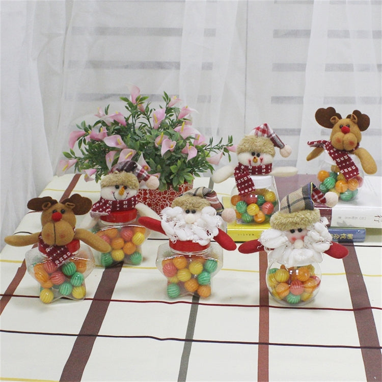 Star Shape Snowman Candy Jar Christmas Decoration by bashfashion