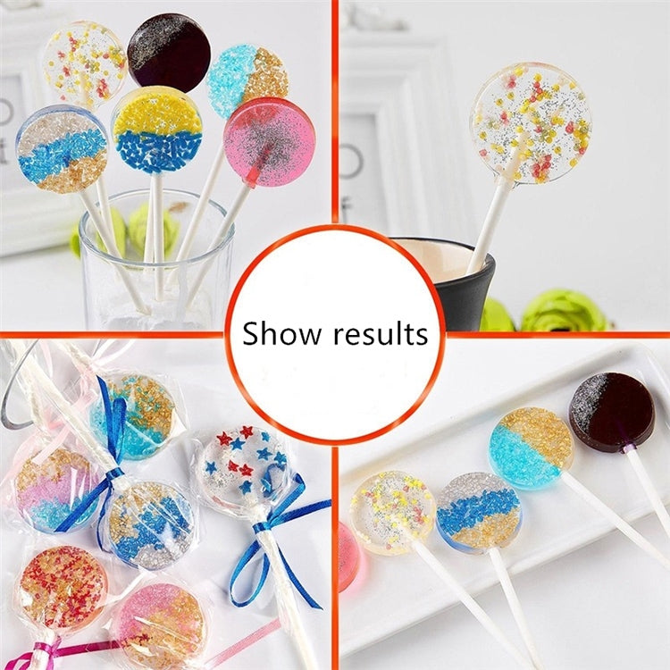 12-Capacity DIY Silicone Chocolate Molds(Lollipop Shape) by bashfashion