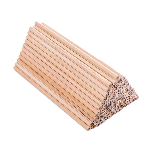 50 PCS Crude Wood Environmental Protection HB Pencils Painting Pencils for Kids School Office Supplies by bashfashion