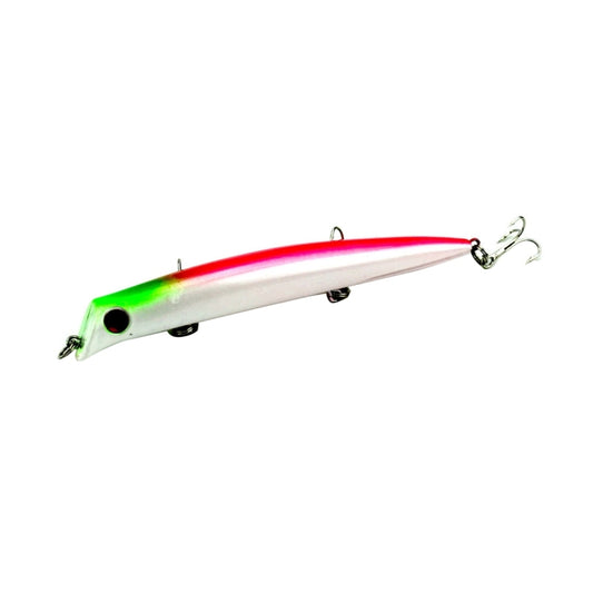 HENGJIA Artificial Fishing Lures Popper Bionic Fishing Bait with Hooks, Length: 12.6 cm, Random Color Delivery by HENGJIA
