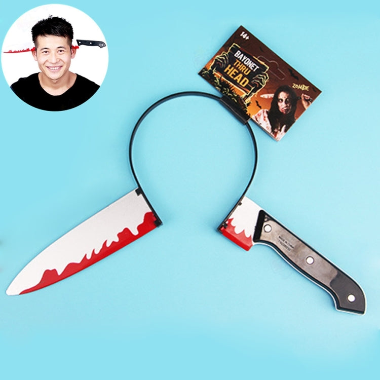 Halloween Costume Party Whole Horror Wear Head Props Dagger Hair Hoop Game Show Supplies by bashfashion